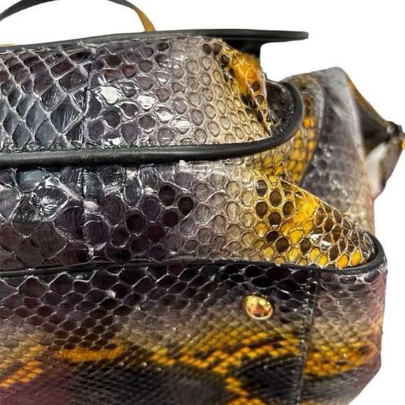 Gucci Python 1973 Medium Top Handle Satchel - Authentic - Picture 15 of 15